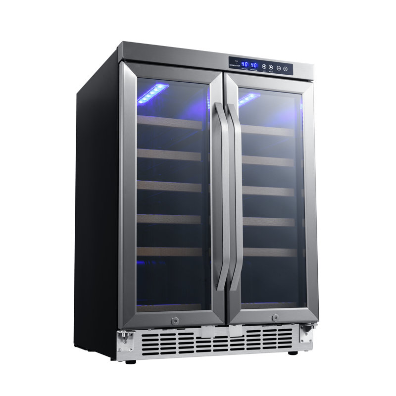 EdgeStar 24.5'' 36 Bottle Dual Zone BuiltIn Wine Refrigerator